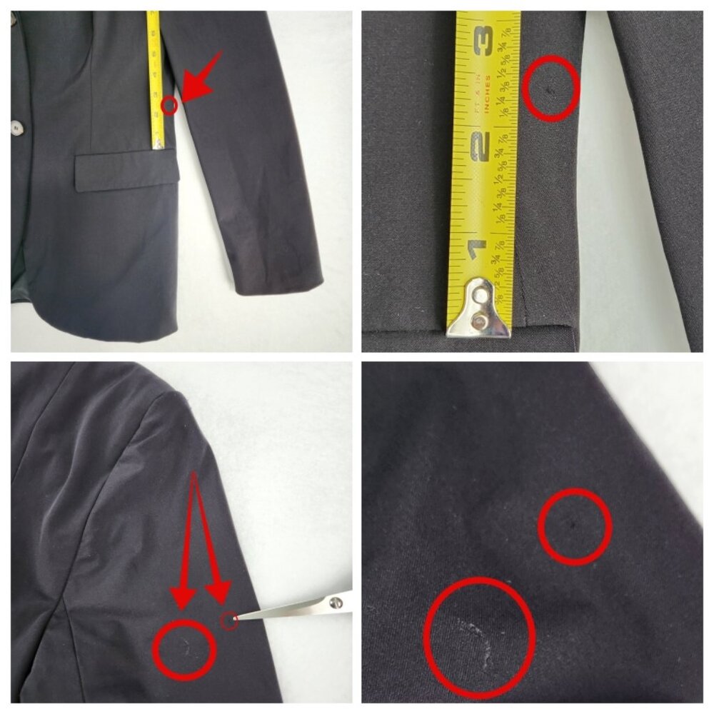 Hugo Boss Red Label Men's Sport Coat Size 40 Black Blazer Jacket (See size note) - Picture 7 of 9